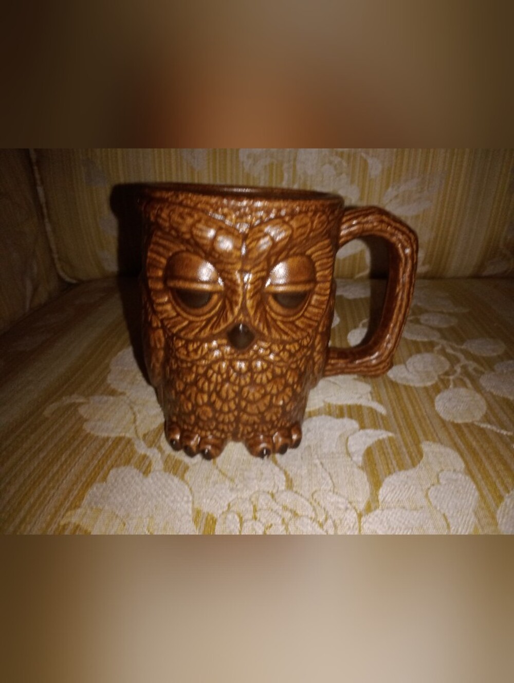 Vintage 1978 Ceramic Owl Coffee Cup